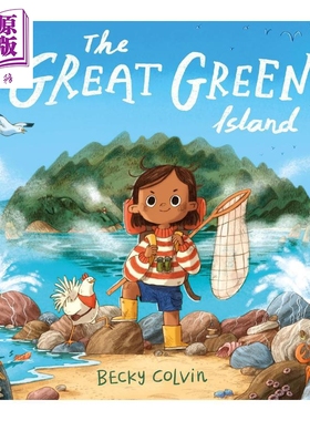 大绿岛 The Great Green Island 英文原版 儿童故事绘本 鼓舞人心的冒险故事 颂扬自然世界的神奇 Becky Colvin【中商原版】