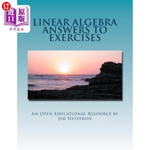 海外直订Linear Algebra Answers to Exercises 线性代数练习答案