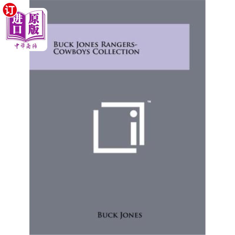 海外直订Buck Jones Rangers-Cowboys Collection 巴克琼斯游骑兵队 - 牛仔队