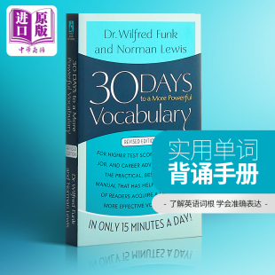 Powerful 词汇量 英文原版 30天掌握更强大 Days 现货 Vocabulary More 2022修订版