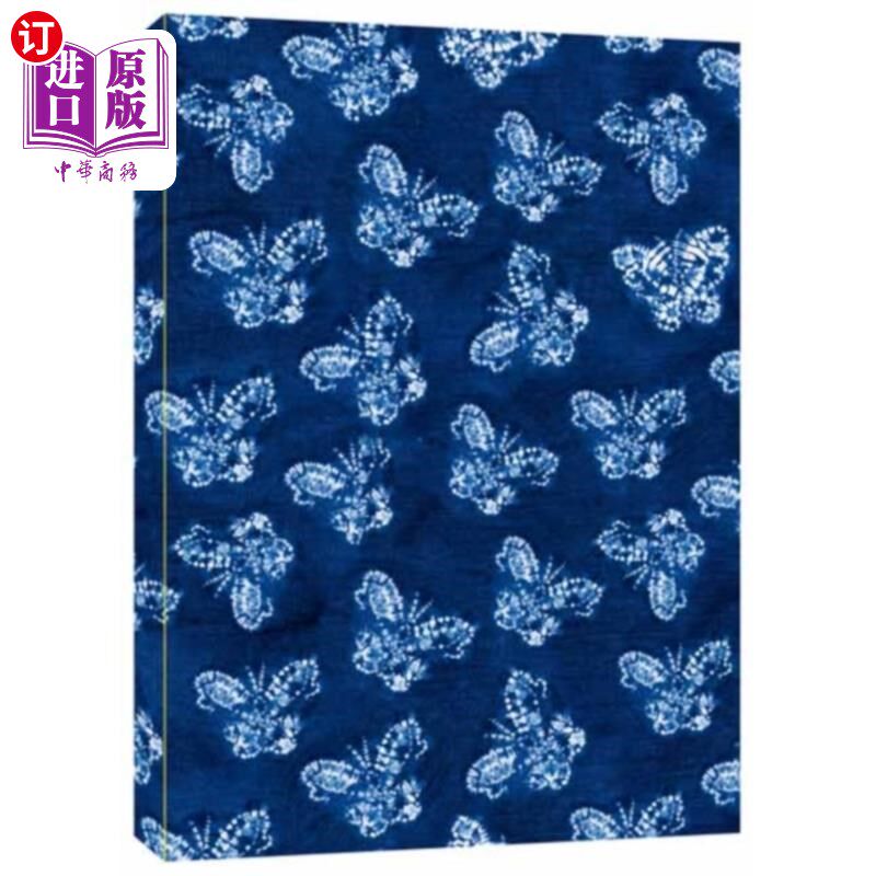 海外直订Shibori Indigo Butterflies Dotted Paperback Jour... Shibori靛蓝蝴蝶点缀平装杂志