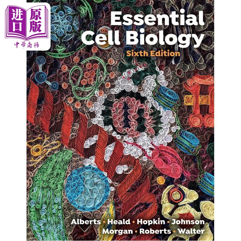预售 细胞生物学精要 第6版 国际学生版 平装 Essential Cell Biology 6e 英文原版 Bruce Alberts【中商原版】