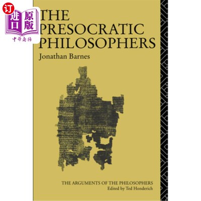 海外直订The Presocratic Philosophers 先驱者哲学家