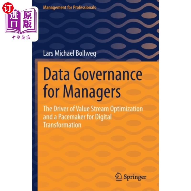 海外直订Data Governance for Managers 管理人员的数据治理
