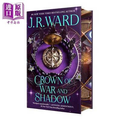 预售 罗盘王国1 战争与暗影之冠 刷边 Crown of War and Shadow Kingdoms of the Compass 英文原版 J R Ward【中商原版】
