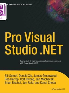 海外直订Pro Visual Studio.Net 专业视觉 Studio.Net