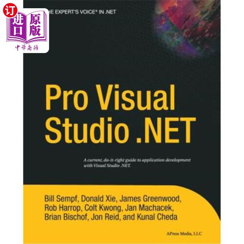 海外直订Pro Visual Studio.Net 专业视觉 Studio.Net