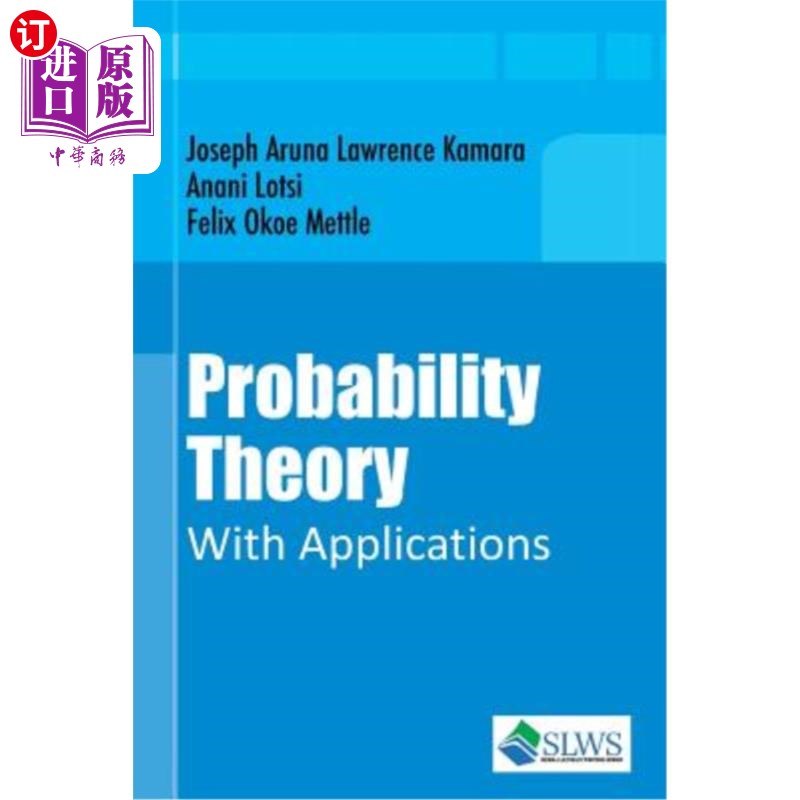 海外直订Probability Theory With Applications 概率论及其应用