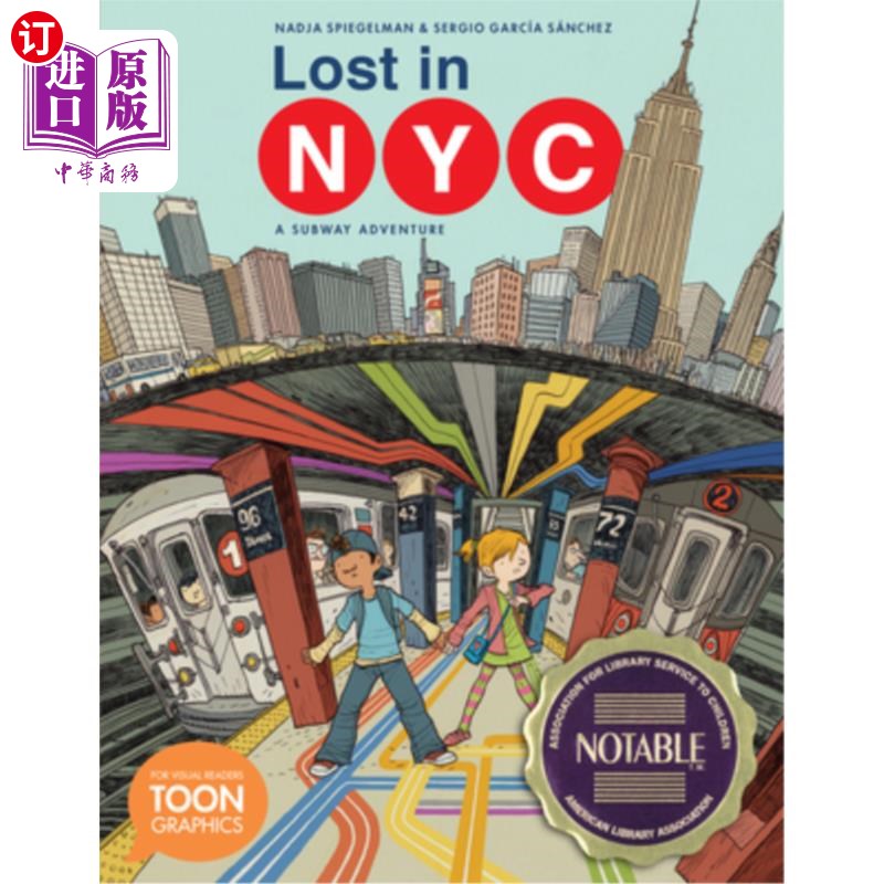 海外直订Lost in Nyc: A Subway Adventure: A Toon Graphic纽约囧:地铁冒险:卡通漫画