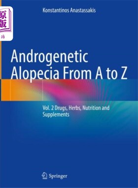 海外直订医药图书Androgenetic Alopecia From A to Z 雄激素性脱发从A到Z