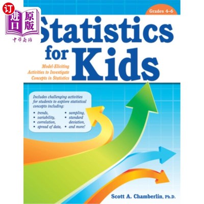 海外直订Statistics for Kids: Model Eliciting Activities to Investigate Concepts in Stati 儿童统计学:探究统计学概念