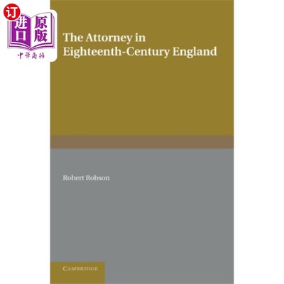 海外直订Attorney in Eighteenth-Century England 18世纪英国的律师