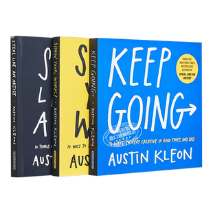 Austin Kleon个人成长三本套 英文原版 设计【中商原版】