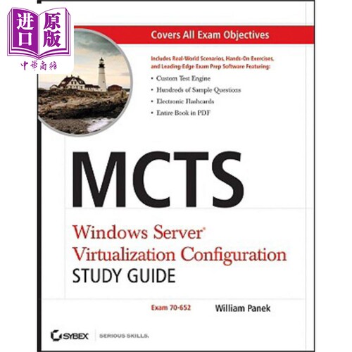 现货 MCTS配置学习指南 附光盘 McTs Windows Server Virtualization Configuration Study Guide William Panek
