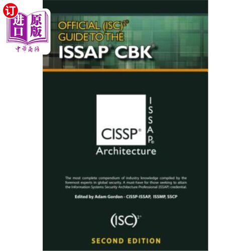 海外直订Official (Isc)2(r) Guide to the Issap(r) Cbk 官方(Isc)2(r) Issap(r) Cbk指南
