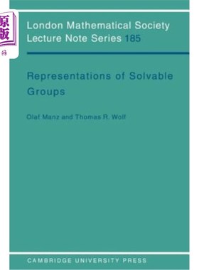 海外直订Representations of Solvable Groups 可解群的表示