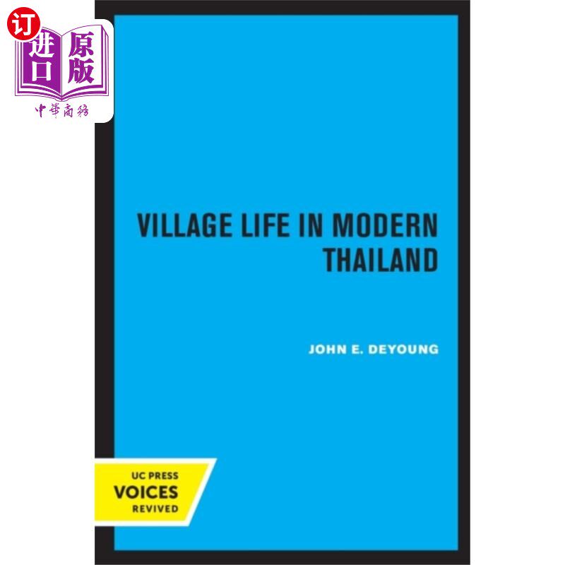 海外直订Village Life in Modern Thailand 现代泰国的乡村生活