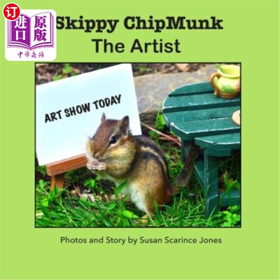 海外直订Skippy Chipmunk the Artist 艺术家花栗鼠