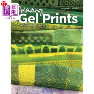 Working With Stencils 海外直订Amazing 凝胶打印 Prints 神奇 与模板工作 Gel