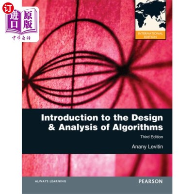 海外直订Introduction to the Design and Analysis of Algorithms 算法设计与分析导论
