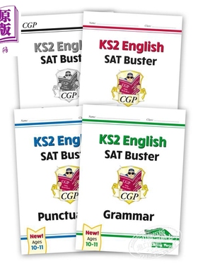 英国CGP原版 New KS2 English SPaG SAT Buster Book 2 英国小学毕业英语考试SPaG备考练习册四册 语法+标点符号+拼写 10-11?