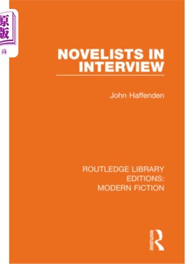 海外直订Novelists in Interview 小说家访谈