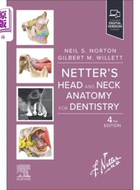 海外直订医药图书Netter's Head and Neck Anatomy for Dentistry