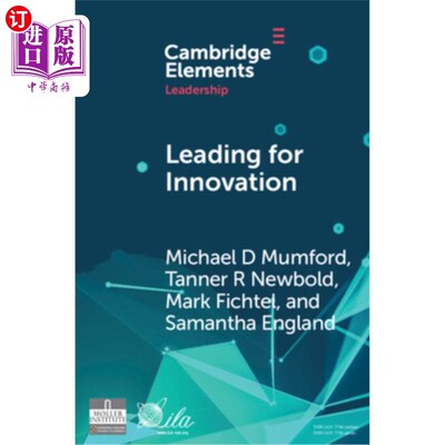 海外直订Leading for Innovation: Leadership Actions to Enhance Follower Creativity 领导创新:提升追随者创造力的领导行
