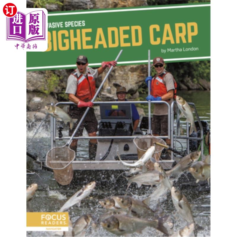 海外直订Bigheaded Carp 自负的鲤鱼