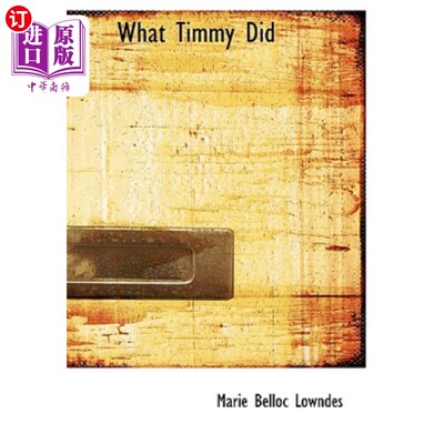 海外直订What Timmy Did 蒂米做了什么