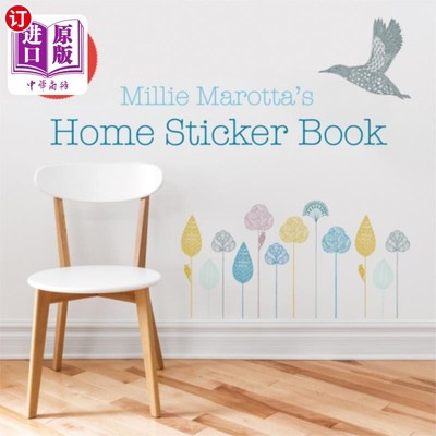 海外直订Millie Marotta's Home Sticker Book 米莉·马洛塔的家庭贴纸书