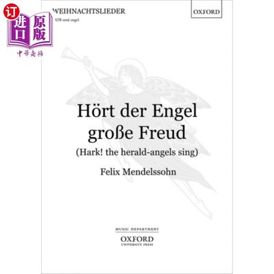 海外直订Hoert der Engel grosse Freud (Hark! the herald-a... 弗洛伊德(听!使者歌唱)