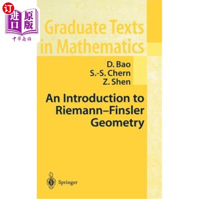 海外直订An Introduction to Riemann-Finsler Geometry 黎曼-芬斯勒几何导论