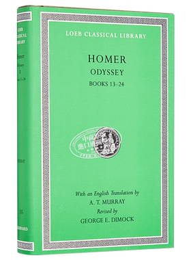 荷马史诗 奥德赛 洛布古典丛书 卷13-24 Odyssey Volume II Homer 英文原版 Loeb Classical Library 原文希英对照版