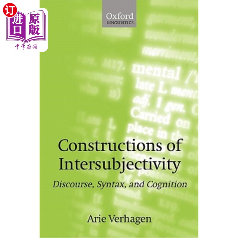 海外直订Constructions of Intersubjectivity: Discourse, Syntax, and Cognition 主体间性建构：语篇、句法与认知