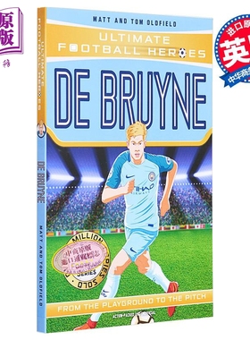 足球英雄系列 德布劳内收集 比利时球星 De Bruyne Collect them all 英文原版 Matt Oldfield 生活休闲【中商原版】