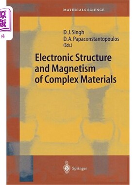 海外直订Electronic Structure and Magnetism of Complex Materials 复杂材料的电子结构与磁性