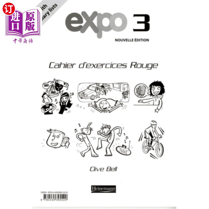 海外直订Expo 3 Rouge Workbook Pack of 8 New Edition Expo 3胭脂工作簿8个新版本