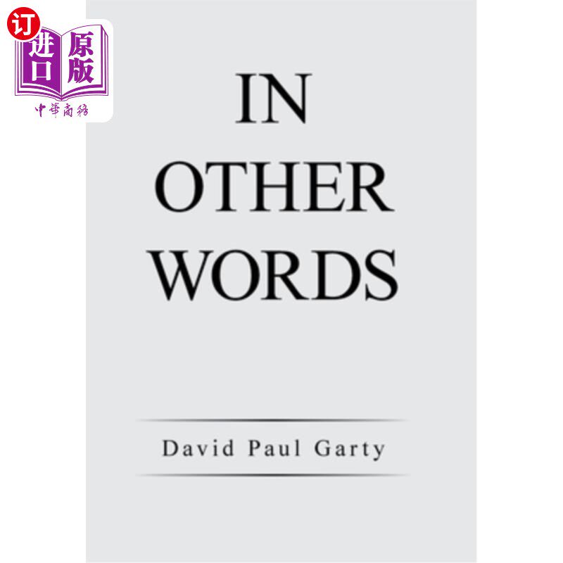 海外直订In Other Words 换句话说