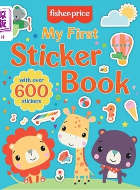 海外直订Fisher-Price: My First Sticker Book 费雪-普莱斯：我的第一本贴纸书