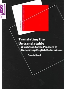 海外直订Translating the Untranslatable 翻译不可译的