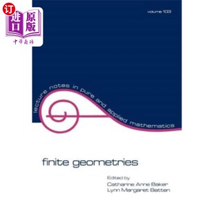 海外直订Finite Geometries 有限几何