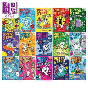 Start Boy1 学乐大树系列桥梁漫画书 Press 童书 预售 Branches Super 方块兔15册 英文原版 Rabbit 中商原版 像素图像小说