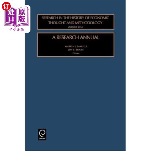 海外直订A Research Annual 研究年刊