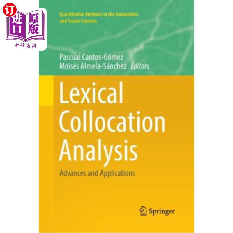 海外直订Lexical Collocation Analysis: Advances and Applications 词汇搭配分析：进展与应用
