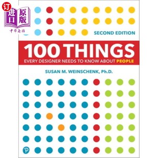 每个设计师都需要知道 100件事 Designer Know about Every Needs 关于人 海外直订100 People Things