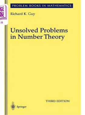 海外直订Unsolved Problems in Number Theory 数论中尚未解决的问题