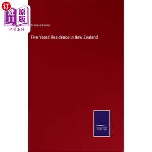 Years Zealand Residence New 在新西兰居住五年 海外直订Five