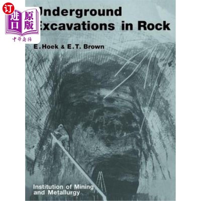 海外直订Underground Excavations in Rock 岩石中的地下挖掘