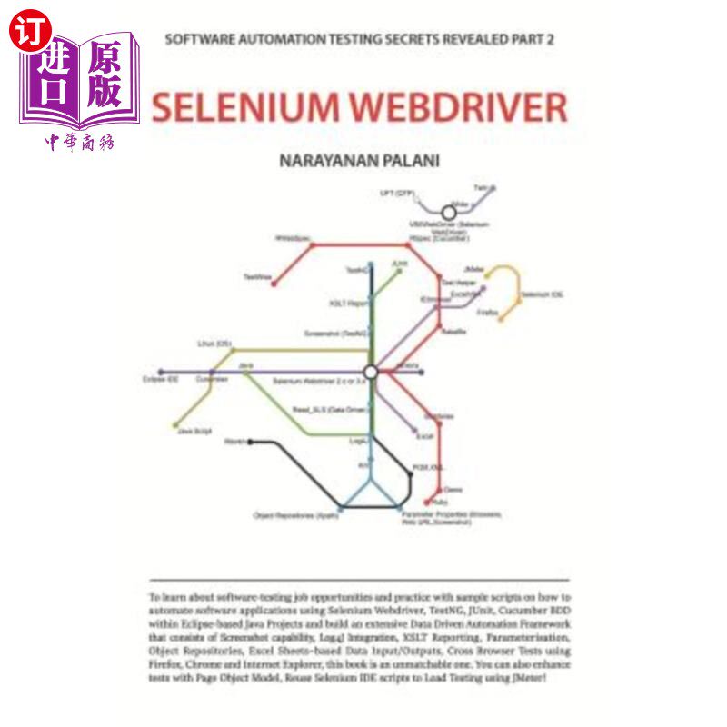 海外直订Software Automation Testing Secrets Revealed Part 2 Selenium Webdriver: Masterin 软件自动化测试秘密揭示第2